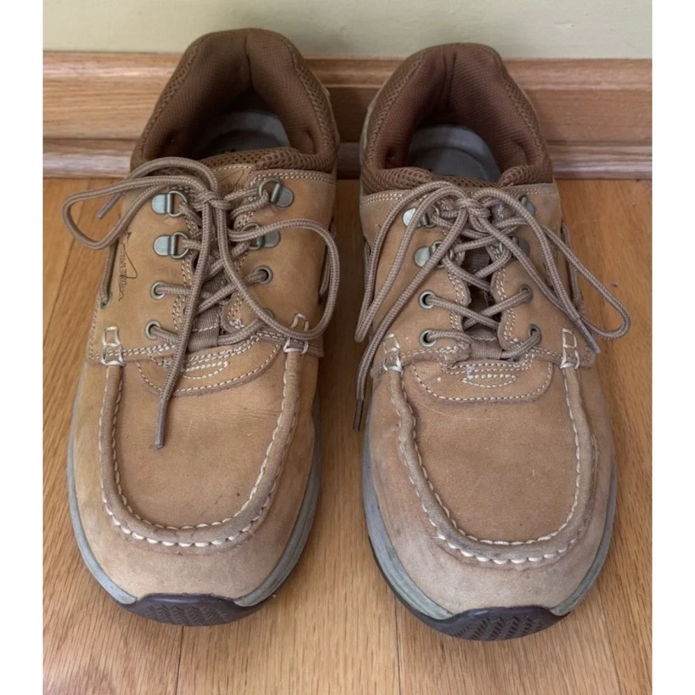 World Wide Sportsman Blue Water boat shoes in tan. Size 11.5